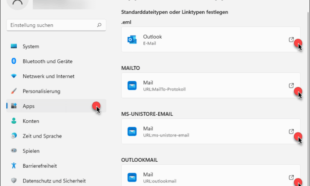 Windows 11 Standard E-Mail App einrichten