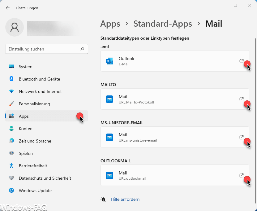 Windows 11 Standard E-Mail App