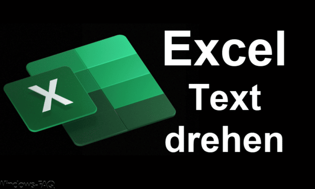 Excel Text im Uhrzeigersinn drehen, vertikaler Text