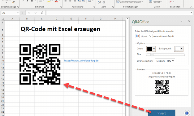 Excel QR-Code erzeugen
