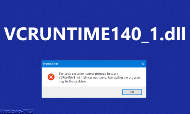 The code execution cannot proceed because VCRUNTIME140_1.dll was not found