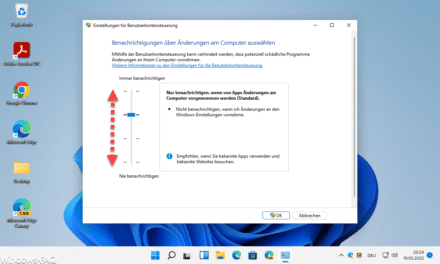 Windows 11 UAC deaktivieren