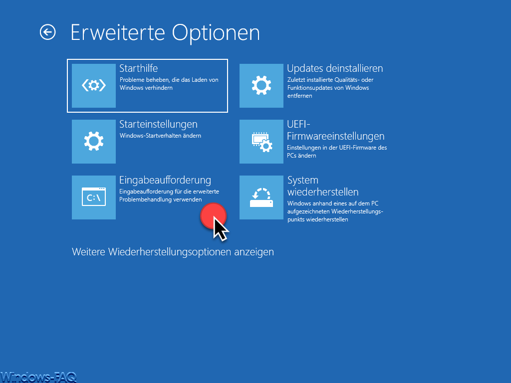 Windows abgesicherter Modus Eingabeaufforderung CMD