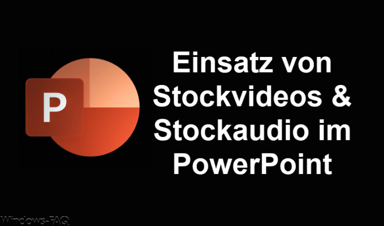 Einsatz von Stockvideos und Stockaudio in PowerPoint Präsentationen