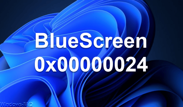 BlueScreen 0x00000024