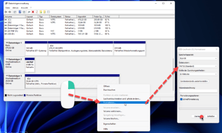 Wie kann ich ein USB-Stick mit FAT32 formatieren?