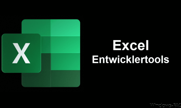 Excel Entwicklertools aktivieren