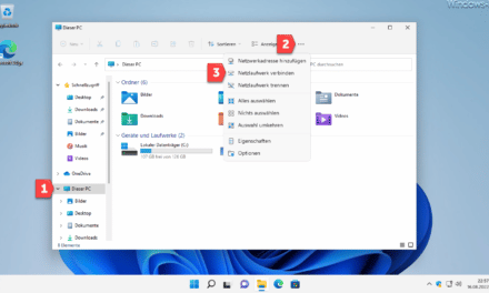 Windows 11 Netzwerklaufwerk verbinden