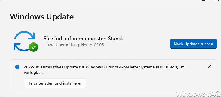 KB5016691 Windows 11 Update