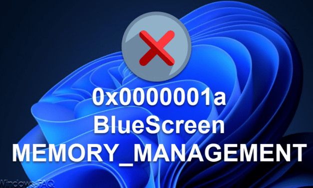0x0000001a BlueScreen Error MEMORY_MANAGEMENT