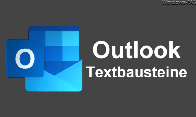 Textbausteine im Outlook (Schnellbausteine)