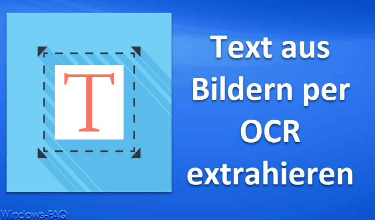 Text aus Bildern per OCR extrahieren
