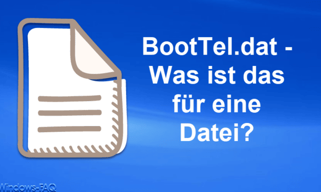 BootTel.dat – Was ist das für eine Datei?
