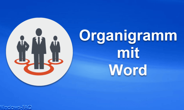 Word Organigramm erstellen