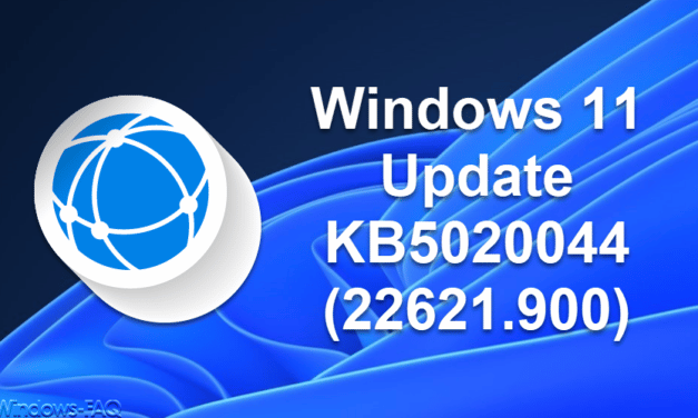 Windows 11 Update KB5020044 (22621.900)