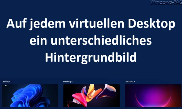 Auf jedem virtuellen Desktop ein unterschiedliches Hintergrundbild