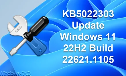 KB5022303 Update Windows 11 22H2 Build 22621.1105