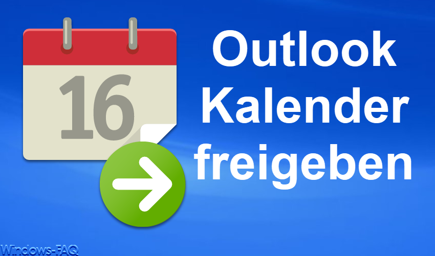 Outlook Kalender freigeben