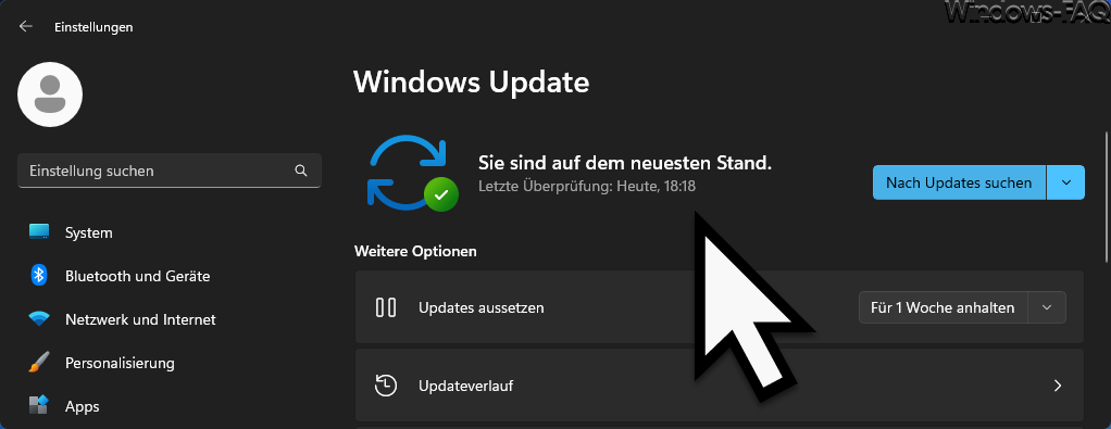 Windows Update - Sie sind auf dem neuesten Stand