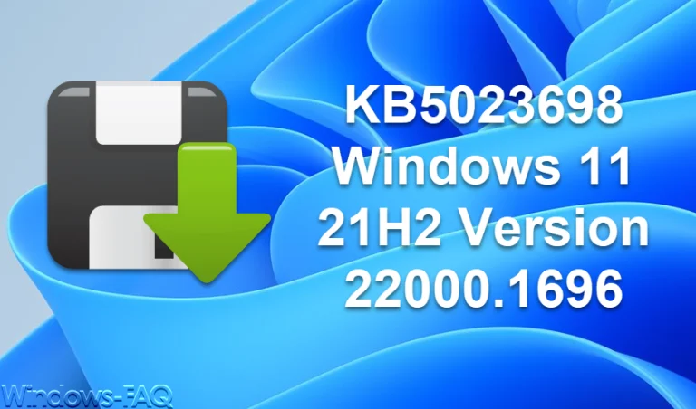 KB5023698 Windows 11 21H2 Version 22000.1696