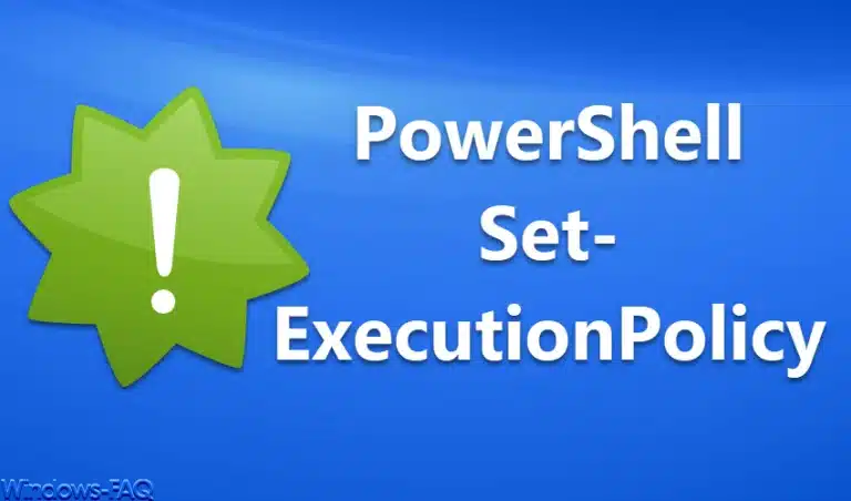 PowerShell Set-ExecutionPolicy