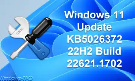 Windows 11 Update KB5026372 22H2 Build 22621.1702