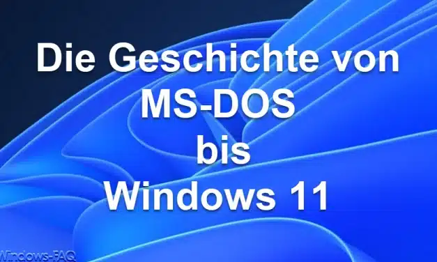 Eine Reise durch die Evolution der Betriebssysteme: Von MS-DOS bis Windows 11