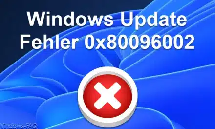 Windows Update Fehler 0x80096002