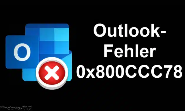 Outlook-Fehler 0x800CCC78