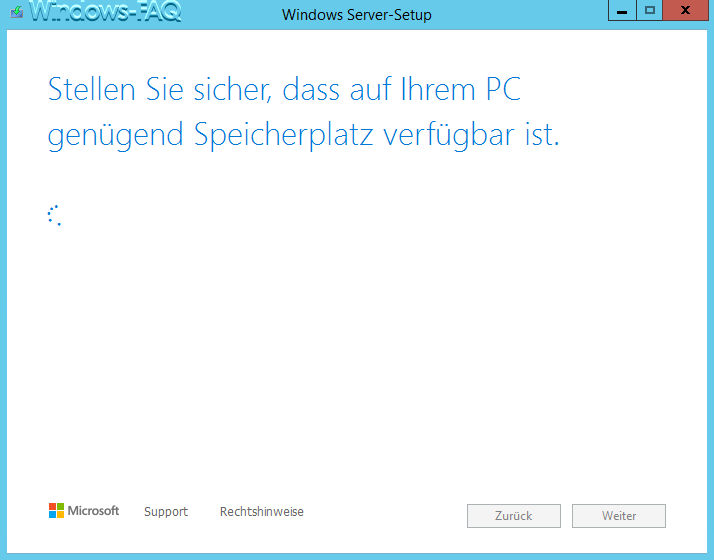 Windows Server 2022 Speicherplatz