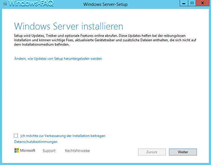 Windows Server 2022 installieren