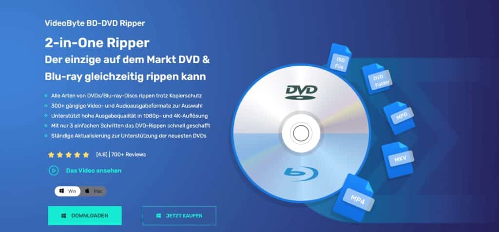 VideoByte BD-DVD Ripper