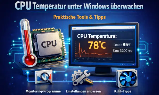 CPU Temperatur anzeigen unter Windows: Tools und Tipps