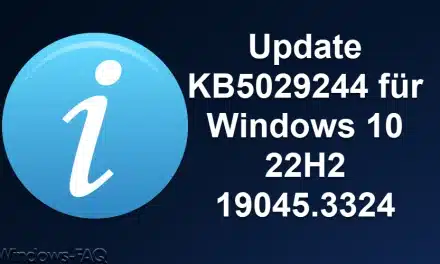 Update KB5029244 für Windows 10 22H2 19045.3324