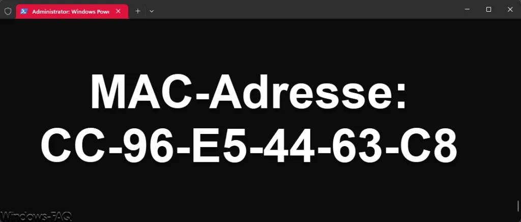 Mac-Adresse