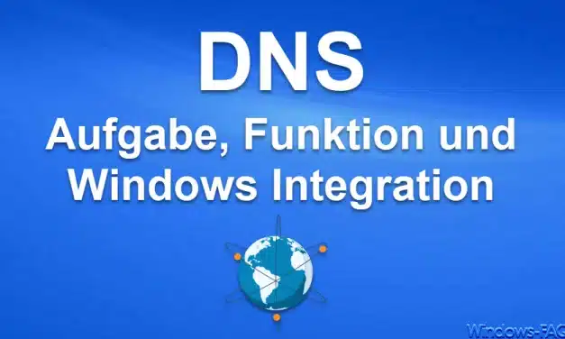 DNS – Aufgabe, Funktion und Windows Integration