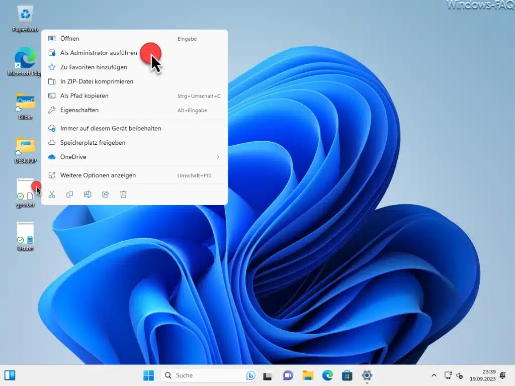 GPO.BAT als Administrator ausführen