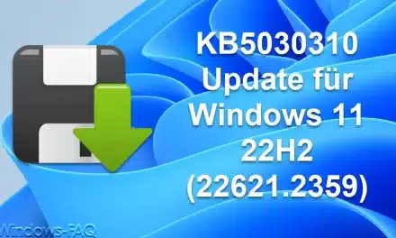 KB5030310 Update für Windows 11 22H2 (22621.2359)