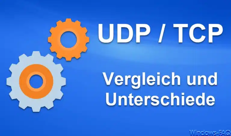 UDP und TCP: Vergleich und Unterschiede