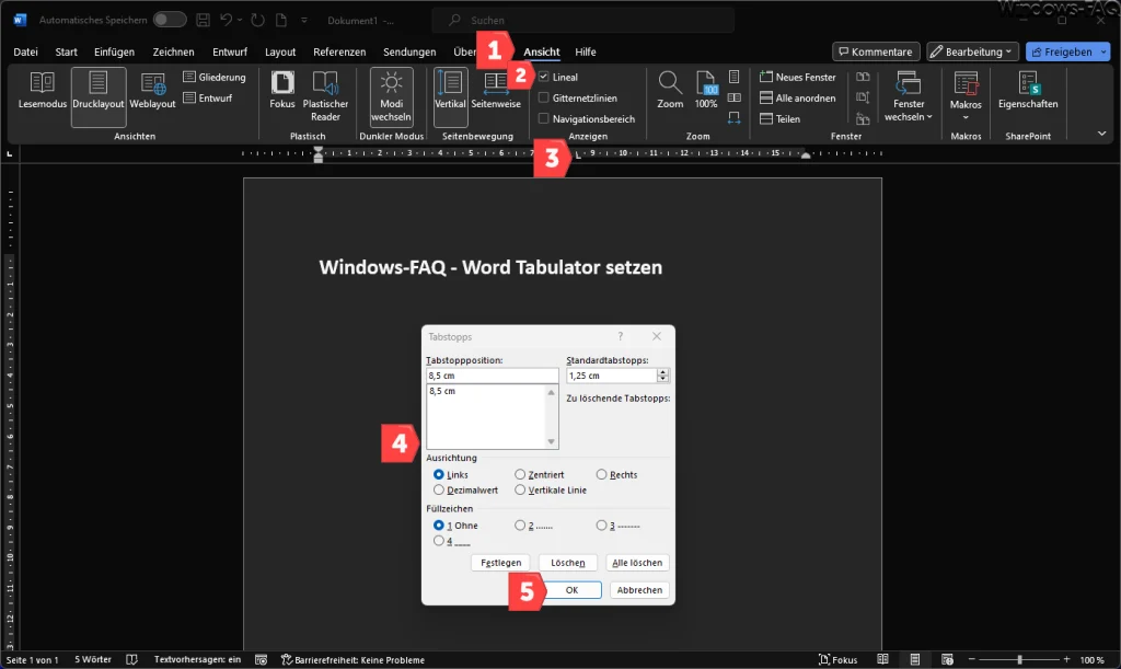 Word Tabulator