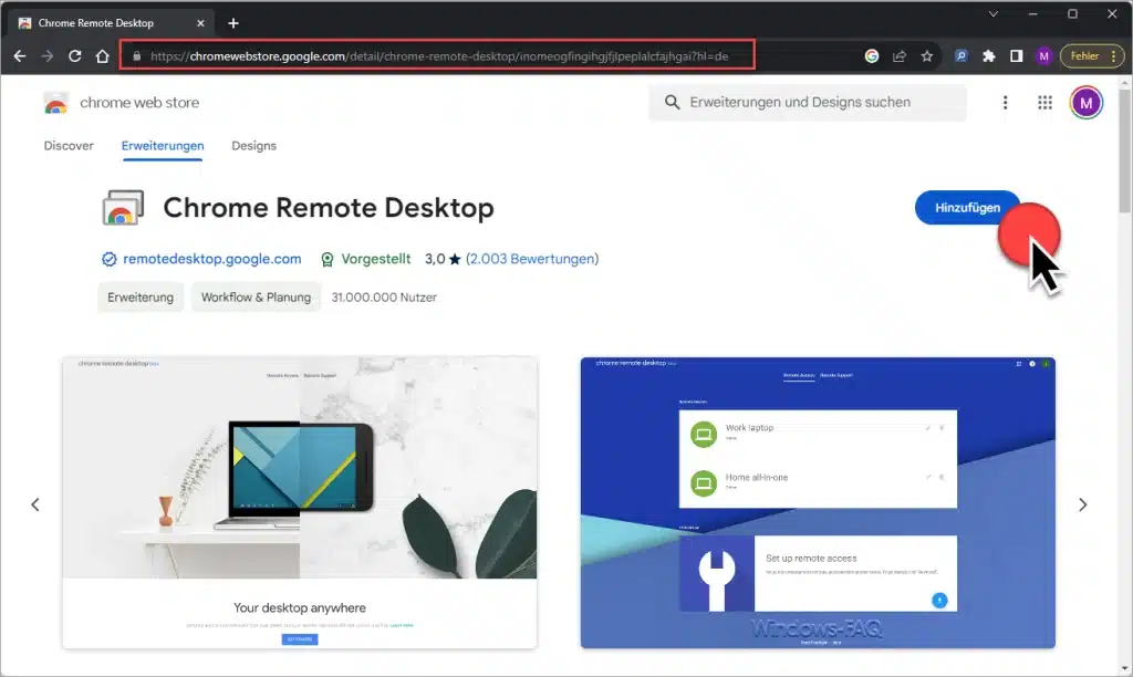 Chrome Desktop Remote Download