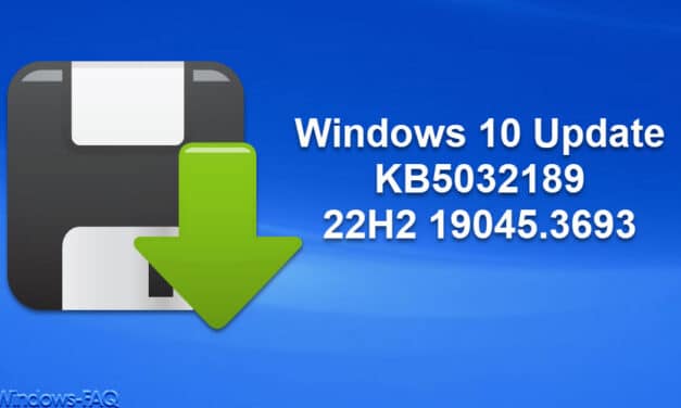 Windows 10 Update KB5032189 22H2 19045.3693