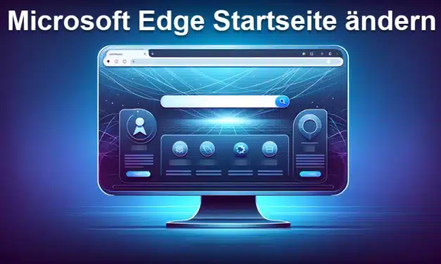 Microsoft Edge Startseite ändern