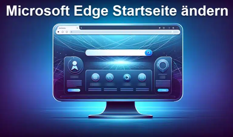 Microsoft Edge Startseite ändern