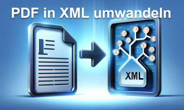 PDF in XML umwandeln