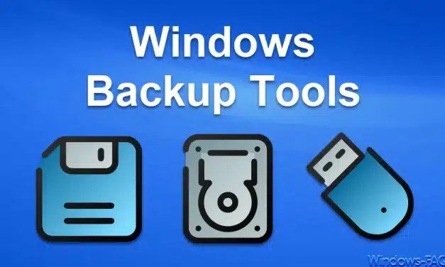 Windows Backup Tools