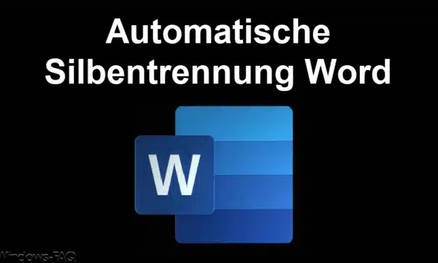 Automatische Silbentrennung Word