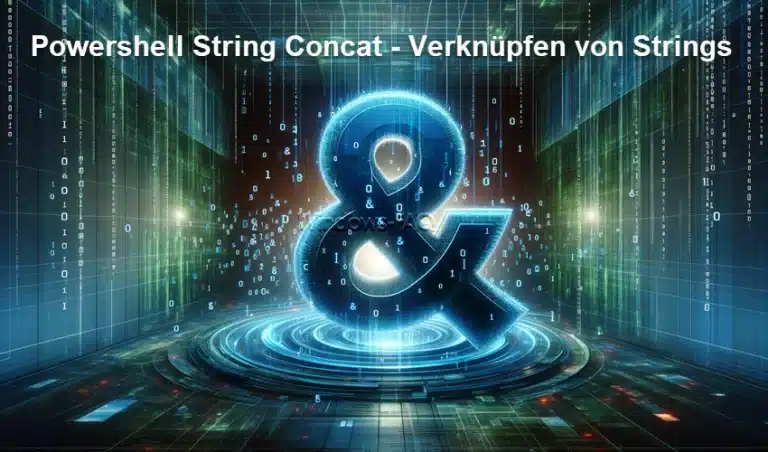 Powershell String Concat – Verknüpfen von Strings