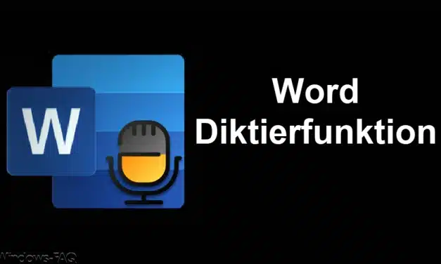 Word Diktierfunktion