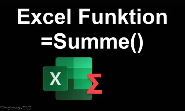 Excel Summe – Summenfunktion einfach erklärt